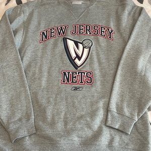 Men’s Large Reebok New Jersey Nets Crewneck sweater